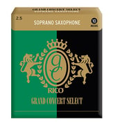 Rico Grand Concert Select Soprano Saxophone Reeds #2.5 Box of 10 Reeds
